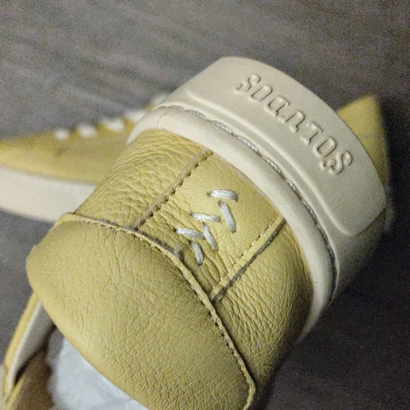 SOLUDOS IBIZA SOFT YELLOW LEATHER SNEAKERS - Picture 11 of 15